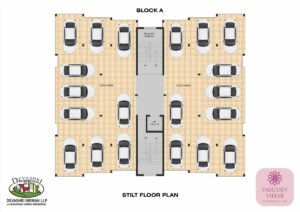 Block A - Stilt Floor Plan