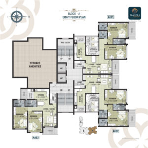 Block A - Eight Floor Plan