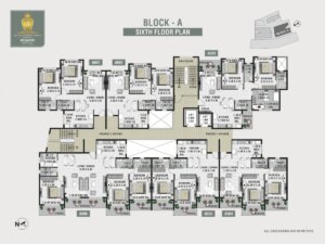 Janata-Coop-Housing Society Block A Sixth Floor Plan