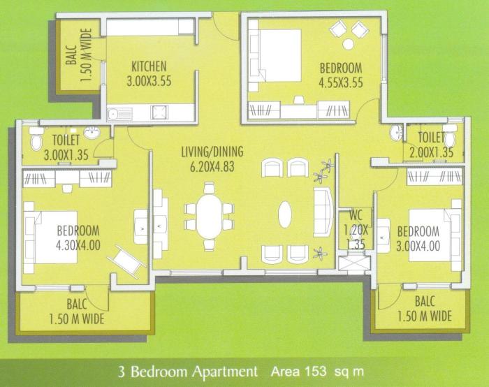 Devashri-Garden-3-BHK-Floor-Plan-Type-2