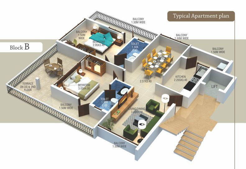 Devashri-Habitat-Typical-Apt.-Plan-Block-B