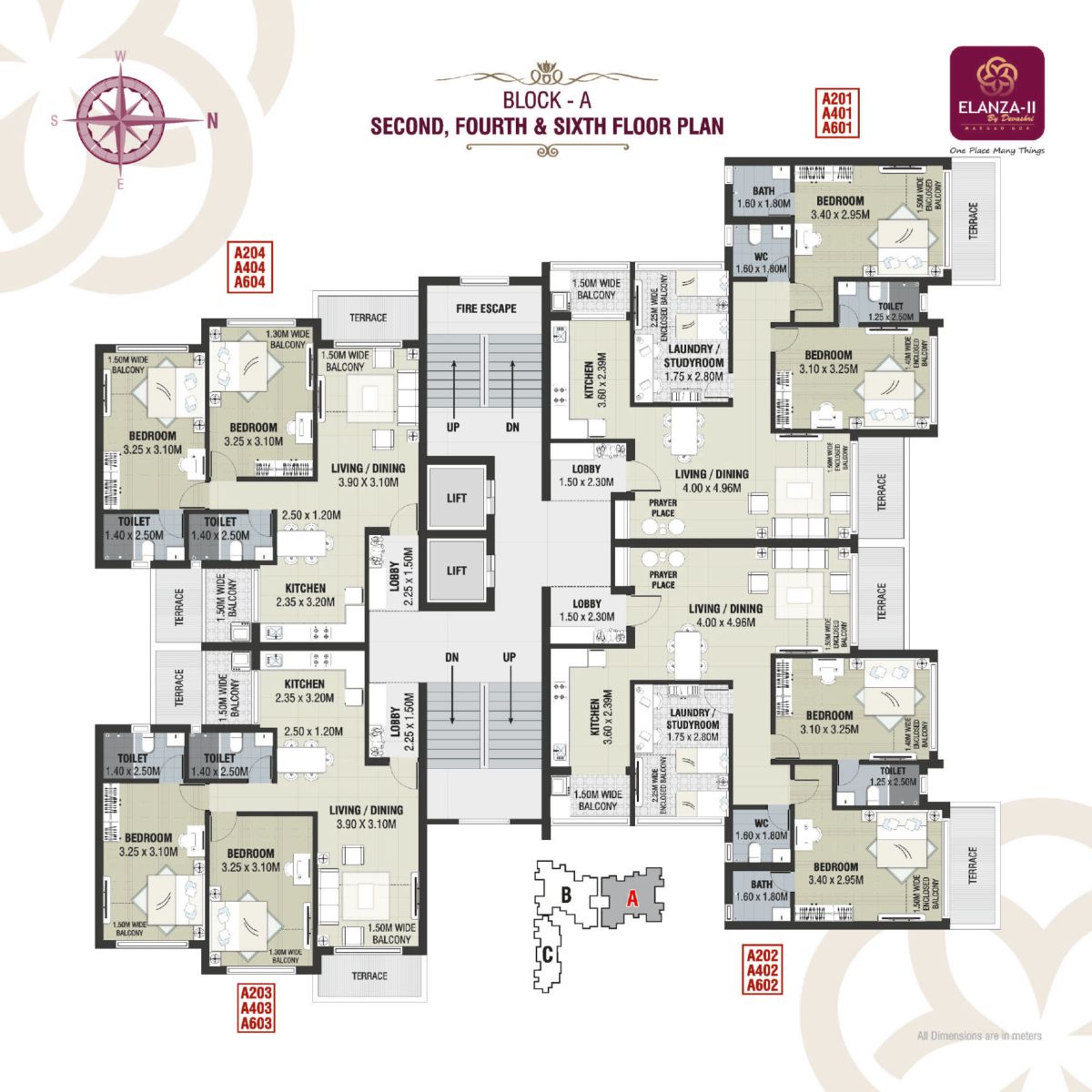 Elanaza-2-Block-A-2-4-6-Floor-Plan