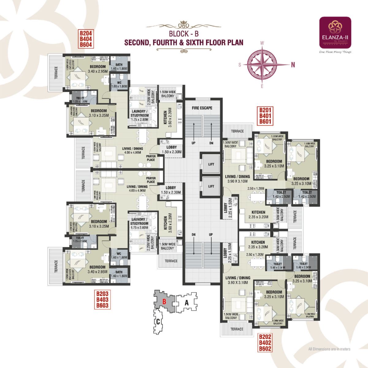 Elanaza-2-Block-B-2-4-6-Floor-Plan