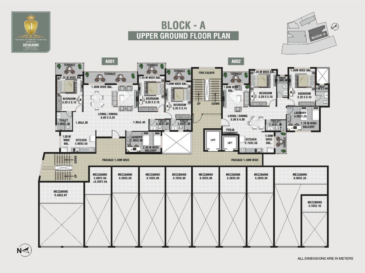 Janata-Coop-Houosing-Society-Block-A-Upper-Ground-Floor-Plan