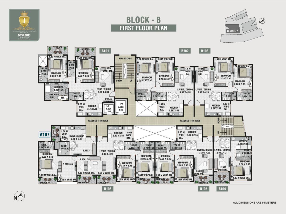 Janata-Coop-Houosing-Society-Block-B-First-Floor-Plan
