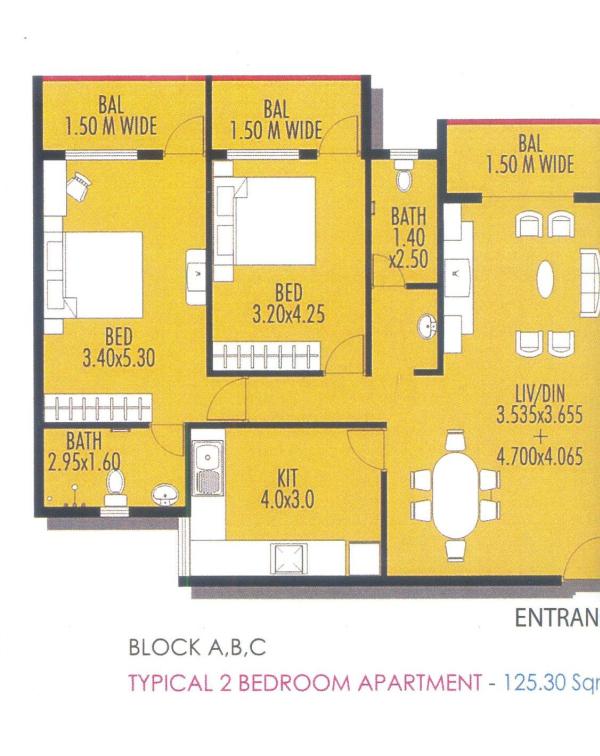 Vasant-Vihar-Block-A-B-C-Typical-2-BHK-Floor-Plan